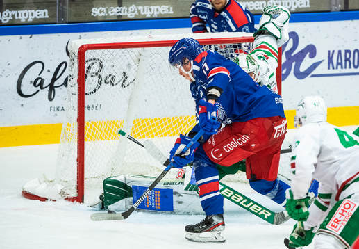 Oskarshamns Joakim Thelin gör här 1-3