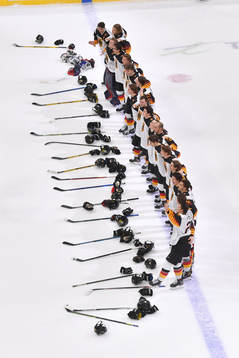 Team Germany stands