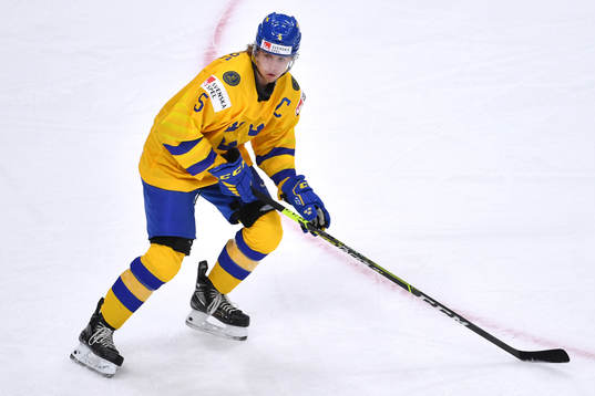 Philip Broberg of Sweden skates