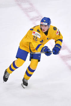 Noel Gunler of Sweden skates