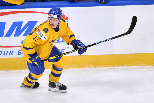 Emil Heineman of Sweden skates