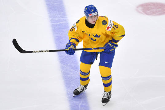 Theodor Niederbach of Sweden skates