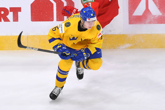 Theodor Niederbach of Sweden skates