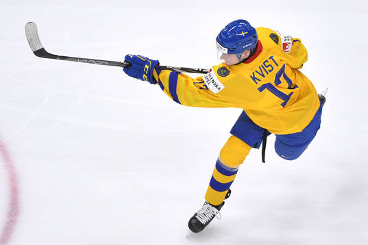 Oskar Kvist of Sweden shoots