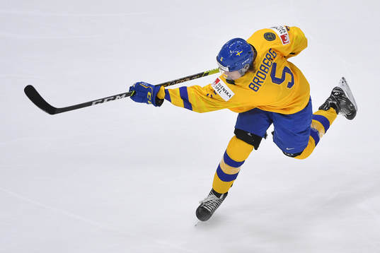 Philip Broberg of Sweden shoots