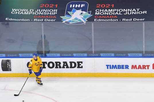 Emil Heineman of Sweden skates