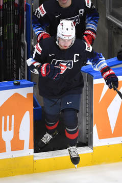Cam York of USA steps