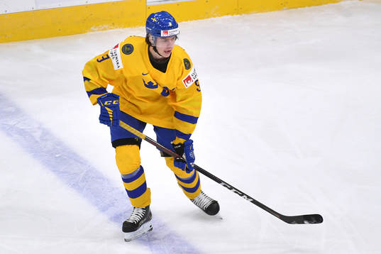 Albert Johansson of Sweden skates