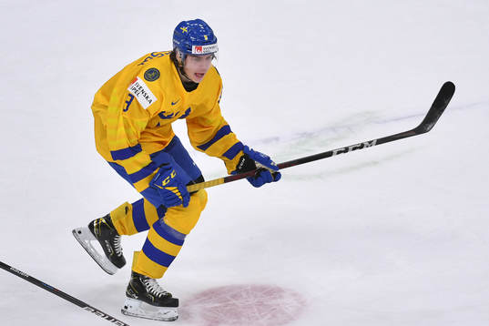 Albert Johansson of Sweden skates