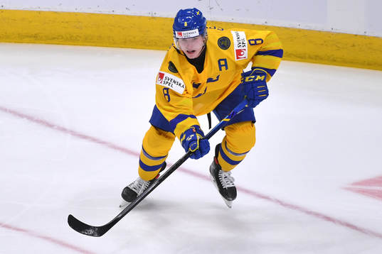 Victor Söderström of Sweden skates