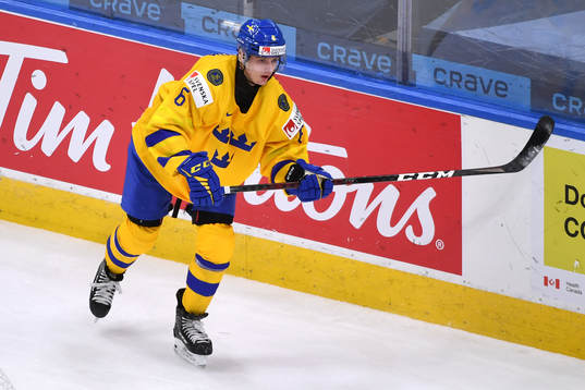 Ludvig Hedström of Sweden skates