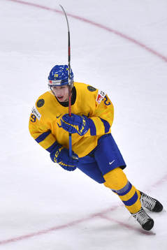 Albin Sundsvik of Sweden skates