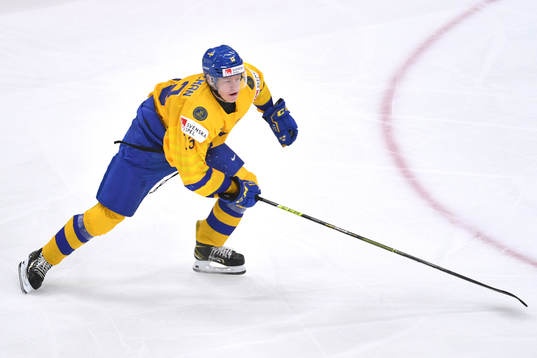 Emil Heineman of Sweden skates