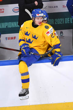 Oscar Bjerselius of Sweden prepares to jump
