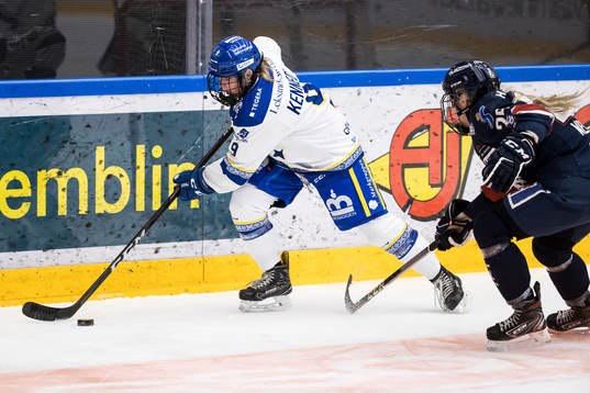 Leksands Madeleine Hall och Linköpings Moa Wernblom