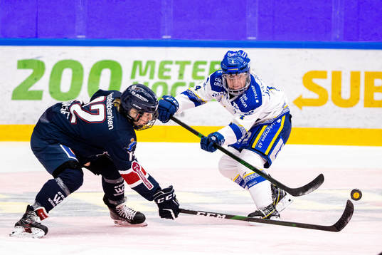 Linköpings Ingrid Morset och Leksands Wilma Johansson