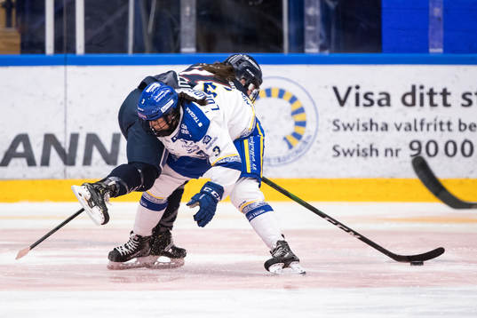 Linköpings Carly Bullock och Leksands Elin Lundberg