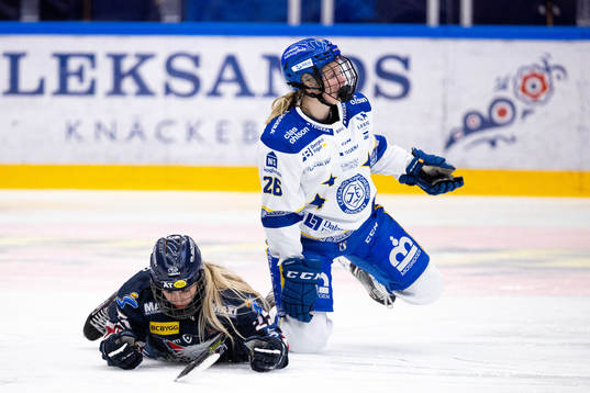 Linköpings Moa Wernblom och Leksands Tuva Kandell