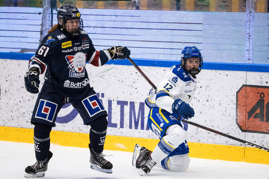 Linköpings Solveig Gisler och Leksands Emelie Berlin