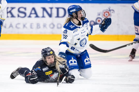 Linköpings Moa Wernblom och Leksands Tuva Kandell