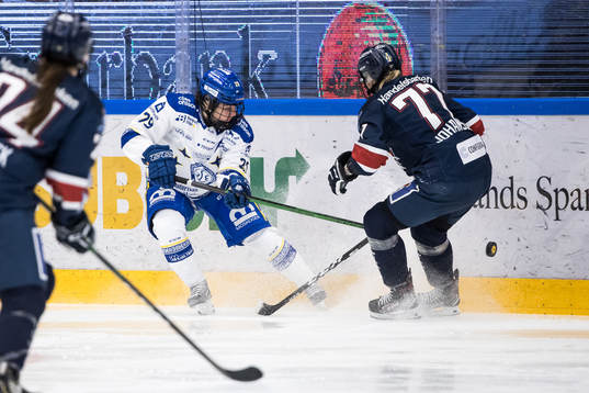 Leksands Moa Viklund och Linköpings Linnea Johansson