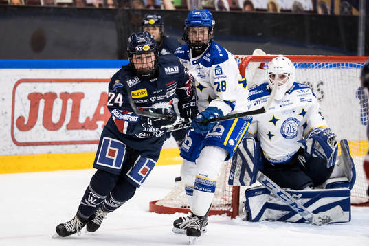 Linköpings Carly Bullock och Leksands Annie Silén