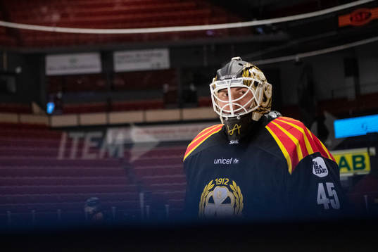 Brynäs målvakt Viktor Andrén