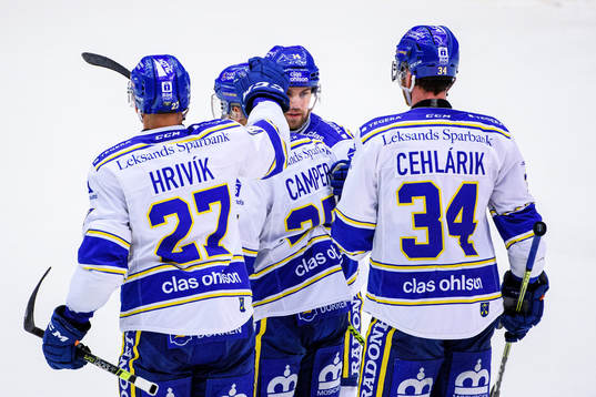 Leksands Marek Hrivík , Carter Camper , Oskar Lang och