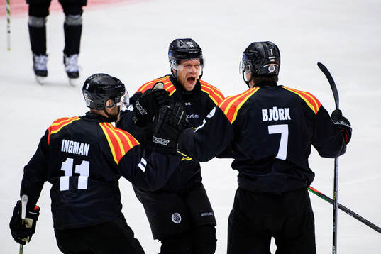 Brynäs Josef Ingman , Nicklas Danielsson och Marcus Björk