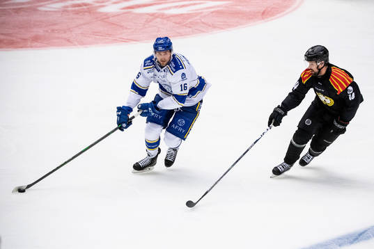 Leksands Daniel Gunnarsson och Brynäs Johan Alcén