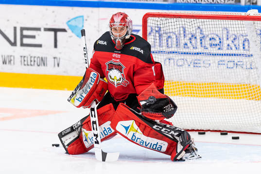 Malmö Redhawks målvakt Louis Ingvordsen