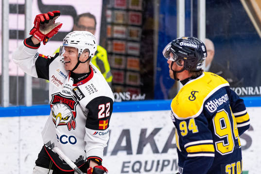Malmö Redhawks Lars Bryggman jublar