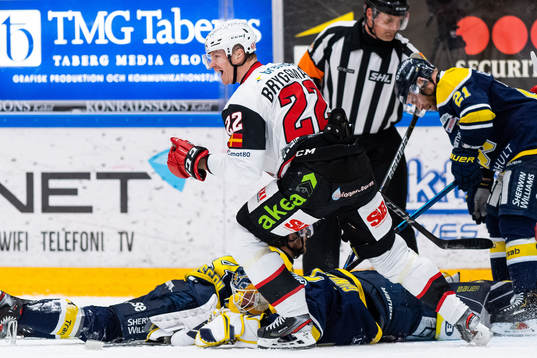 Malmö Redhawks Lars Bryggman jublar