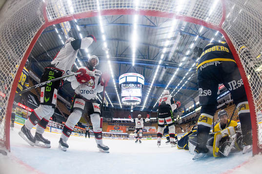 Malmö Redhawks Johan Olofsson, Markus Lauridsen, Anton