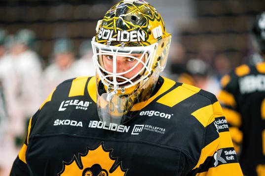 Skellefteås målvakt Gustaf Lindvall