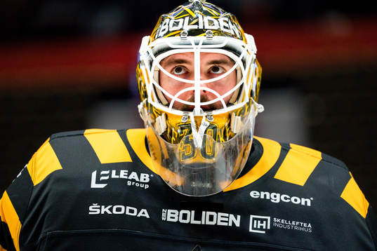 Skellefteås målvakt Gustaf Lindvall