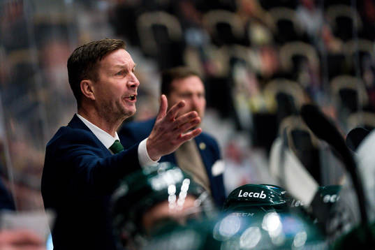 Färjestads huvudtränare Johan Pennerborn