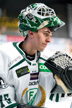 Färjestads målvakt Arvid Holm