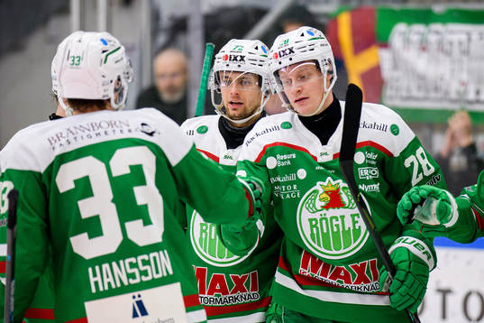 Rögles Niklas Hansson, Daniel Zaar och Anton Bengtsson