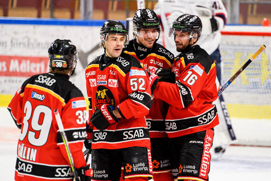 Luleås Karl Fabricius jublar