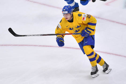 Lucas Raymond of Sweden skates