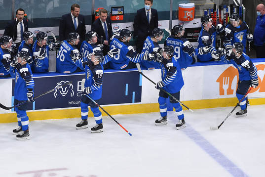 Eemil Viro, Petteri Puhakka, Brad Lambert and Topi Niemela