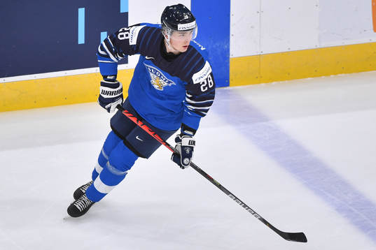 Henri Nikkanen of Finland skates