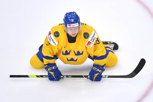Emil Heineman of Sweden stretches