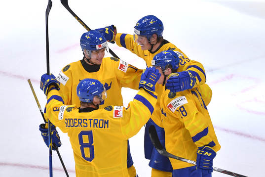 Elmer Söderblom, Victor Söderström, Alexander Holtz and