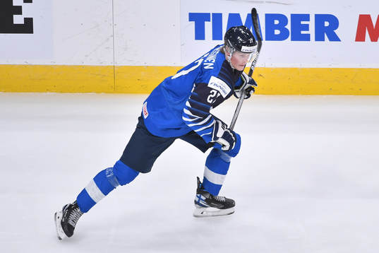 Juuso Parssinen of Finland skates
