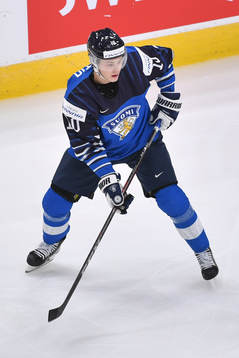 Kasper Puutio of Finland skates