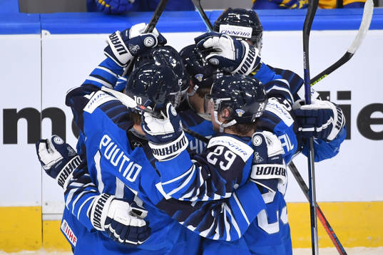 Anton Lundell, Kasper Puutio, Ville Heinola, Roni Hirvonen