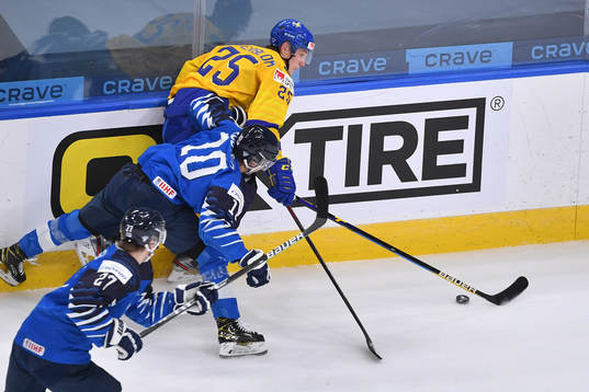 Kasper Puutio of Finland and Elmer Söderblom of Sweden
