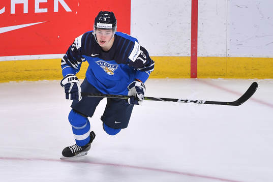 Matias Rajaniemi of Finland skates